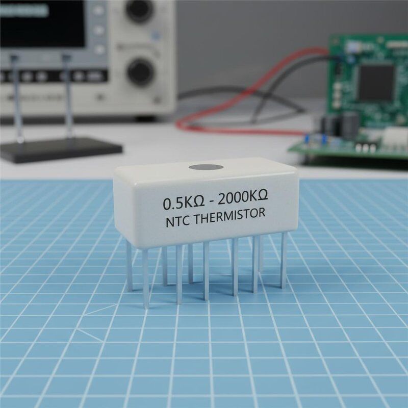 DIP Resistor Precision NTC Thermistor Featuring Ceramic Material and Resistance Range 0.5KΩ 2000KΩ for Temperature Measurement